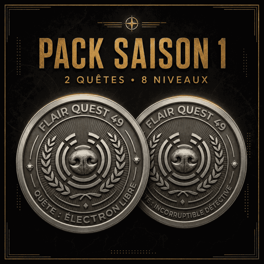 🗃️ PACK SAISON 1 – LES DEUX QUÊTES